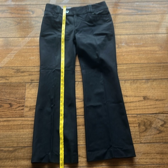 Banana Republic Martin Fit Wide-Leg Black Stretch Pants - Picture 7 of 10